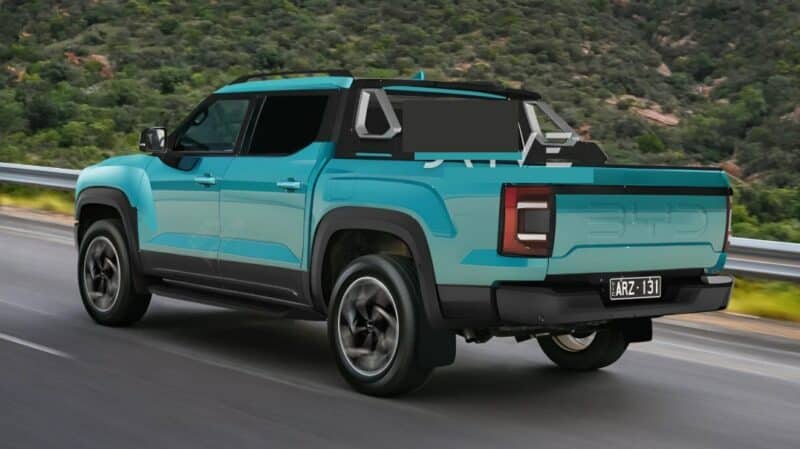 ¡Filtrada! Así será la primera pick up eléctrica de BYD y sí, parece una Ford Lobo.