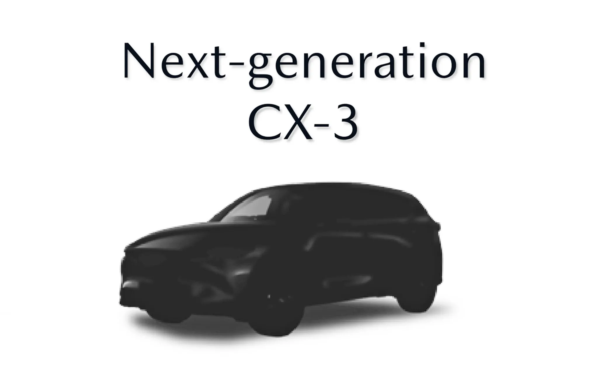 Mazda CX-3 de nueva generación se empieza a mostrar